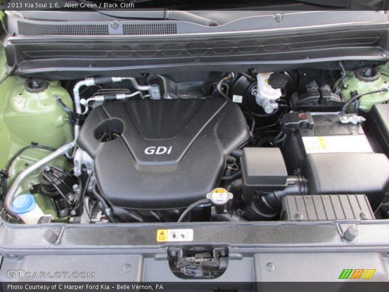 Alien Green / Black Cloth 2013 Kia Soul 1.6