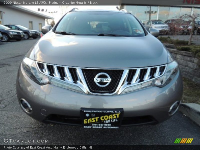 Platinum Graphite Metallic / Black 2009 Nissan Murano LE AWD