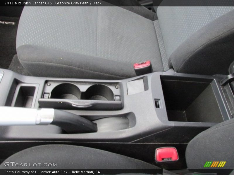Graphite Gray Pearl / Black 2011 Mitsubishi Lancer GTS