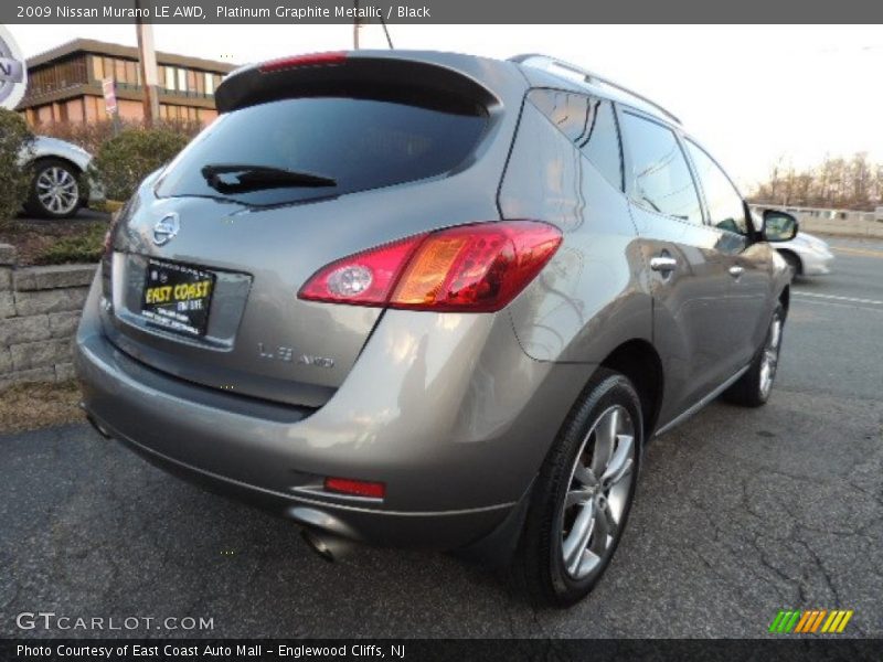 Platinum Graphite Metallic / Black 2009 Nissan Murano LE AWD