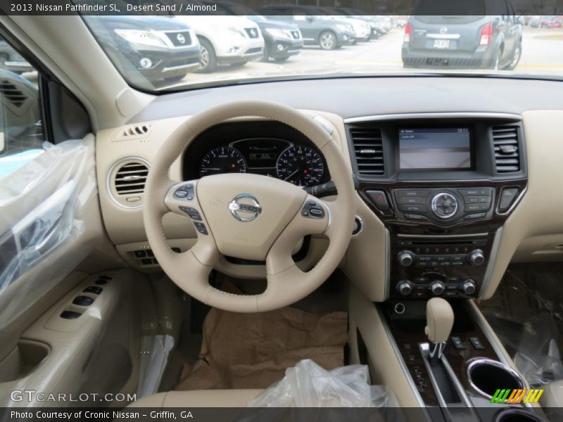 Dashboard of 2013 Pathfinder SL