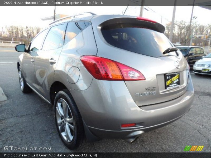 Platinum Graphite Metallic / Black 2009 Nissan Murano LE AWD