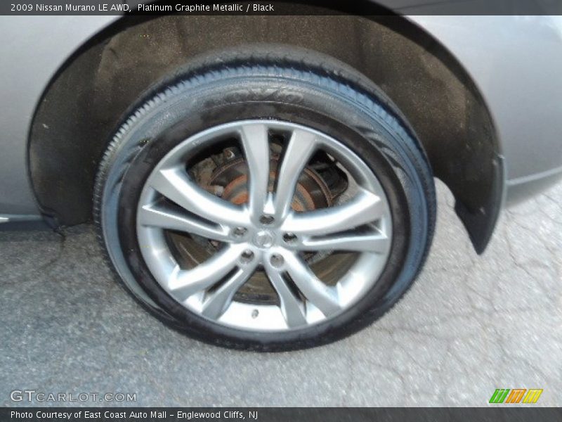 Platinum Graphite Metallic / Black 2009 Nissan Murano LE AWD