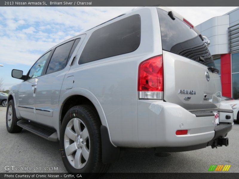 Brilliant Silver / Charcoal 2013 Nissan Armada SL