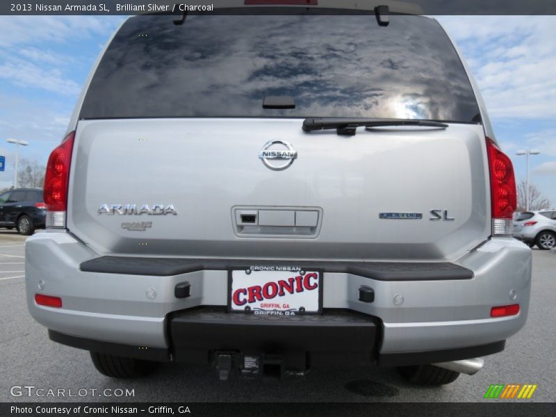 Brilliant Silver / Charcoal 2013 Nissan Armada SL