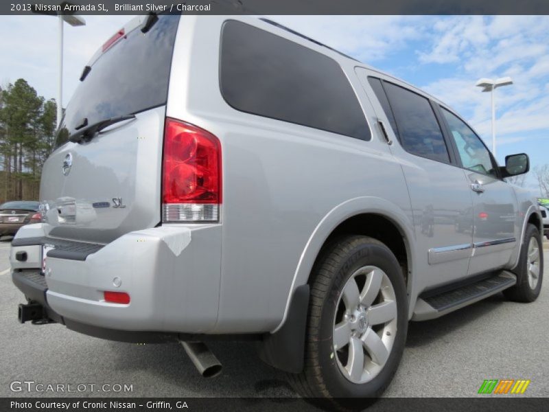 Brilliant Silver / Charcoal 2013 Nissan Armada SL
