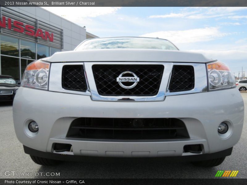 Brilliant Silver / Charcoal 2013 Nissan Armada SL