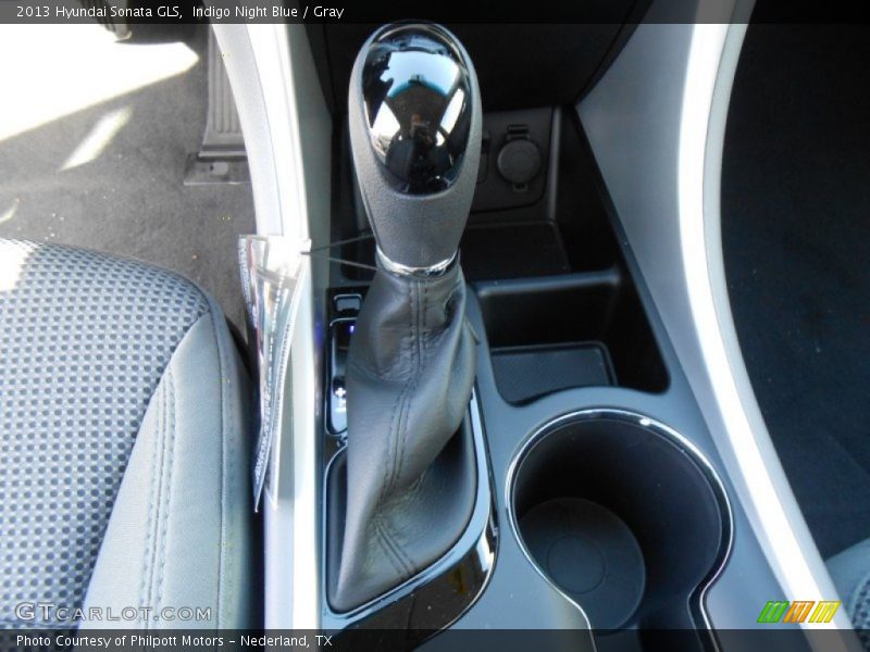 Indigo Night Blue / Gray 2013 Hyundai Sonata GLS