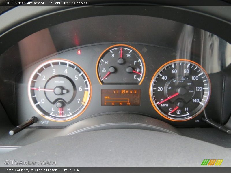 Brilliant Silver / Charcoal 2013 Nissan Armada SL