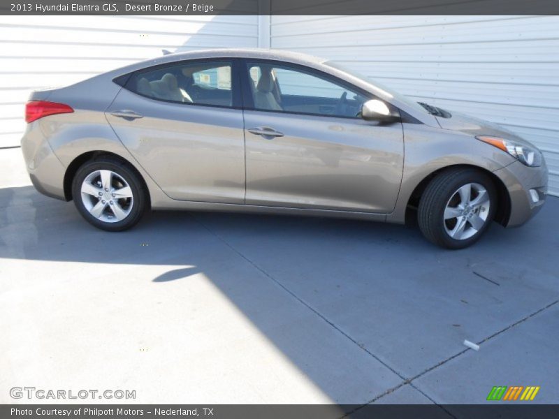 Desert Bronze / Beige 2013 Hyundai Elantra GLS