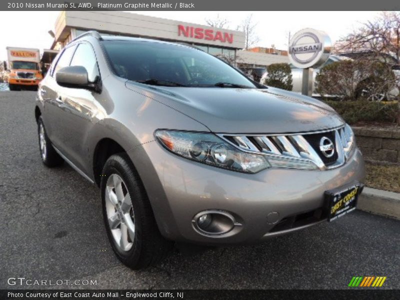 Platinum Graphite Metallic / Black 2010 Nissan Murano SL AWD
