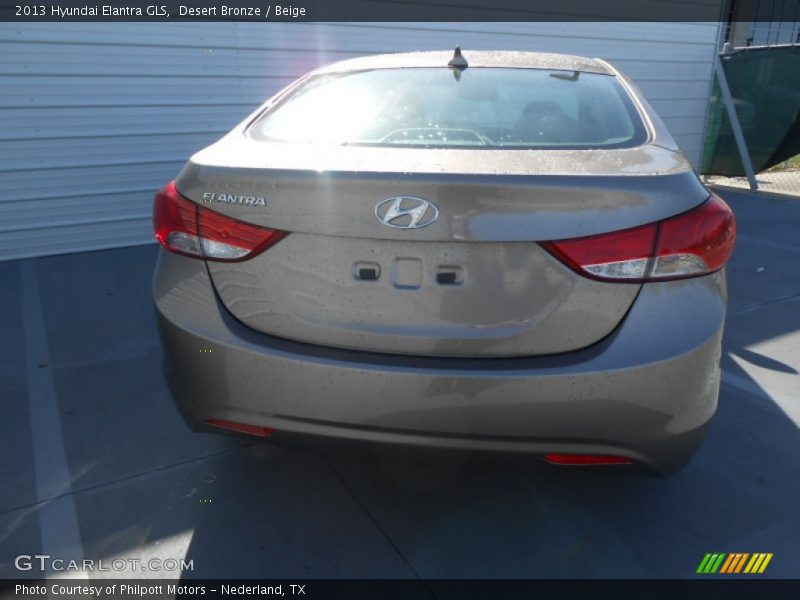 Desert Bronze / Beige 2013 Hyundai Elantra GLS