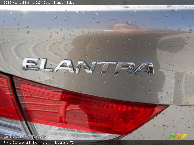 Desert Bronze / Beige 2013 Hyundai Elantra GLS