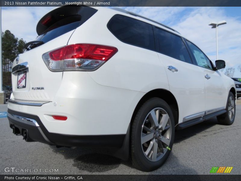 Moonlight White / Almond 2013 Nissan Pathfinder Platinum