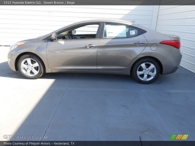 Desert Bronze / Beige 2013 Hyundai Elantra GLS