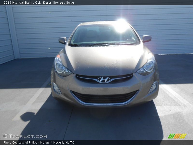 Desert Bronze / Beige 2013 Hyundai Elantra GLS