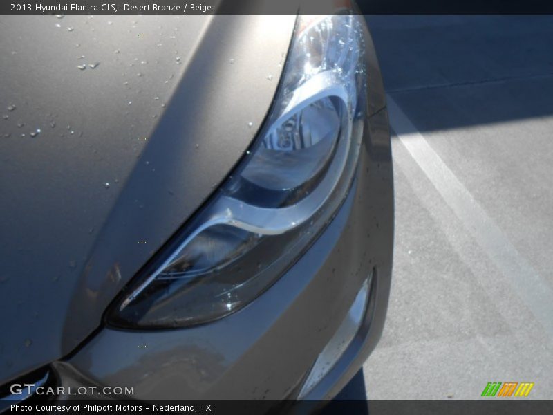 Desert Bronze / Beige 2013 Hyundai Elantra GLS
