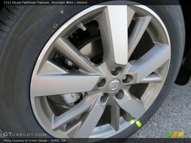 Moonlight White / Almond 2013 Nissan Pathfinder Platinum