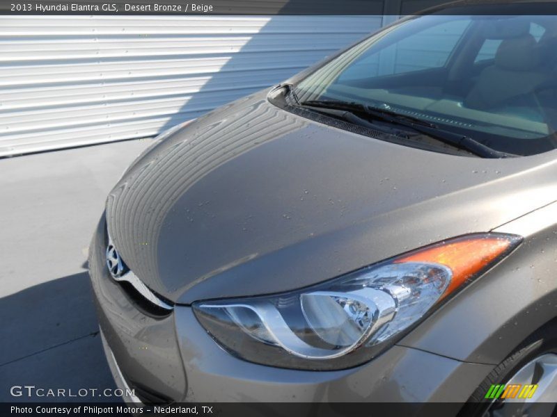 Desert Bronze / Beige 2013 Hyundai Elantra GLS