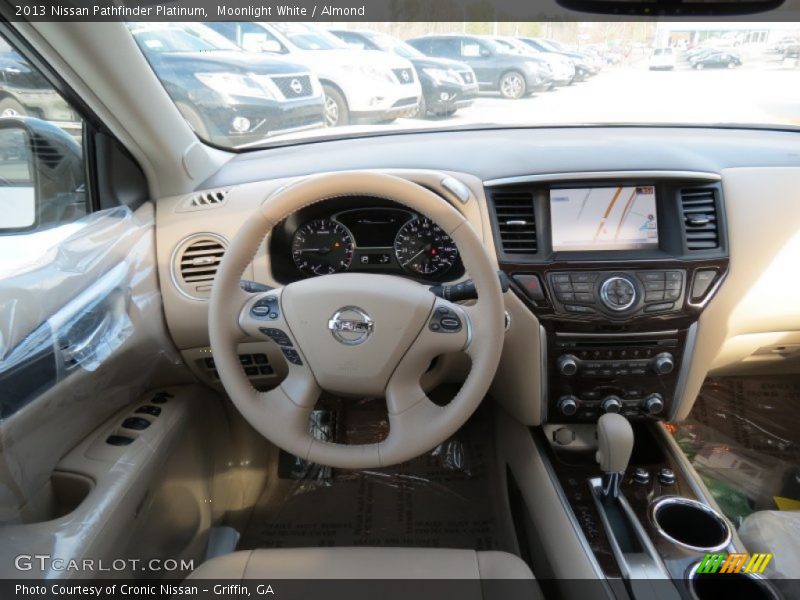 Moonlight White / Almond 2013 Nissan Pathfinder Platinum