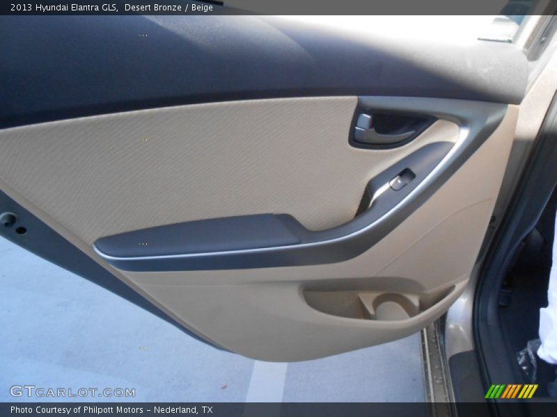 Desert Bronze / Beige 2013 Hyundai Elantra GLS