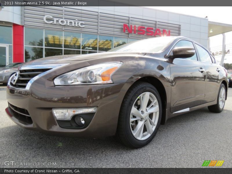 Java Metallic / Beige 2013 Nissan Altima 2.5 SV