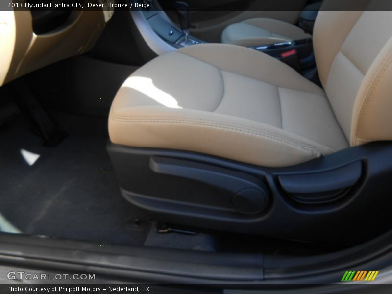 Desert Bronze / Beige 2013 Hyundai Elantra GLS