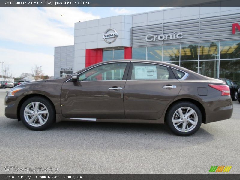 Java Metallic / Beige 2013 Nissan Altima 2.5 SV