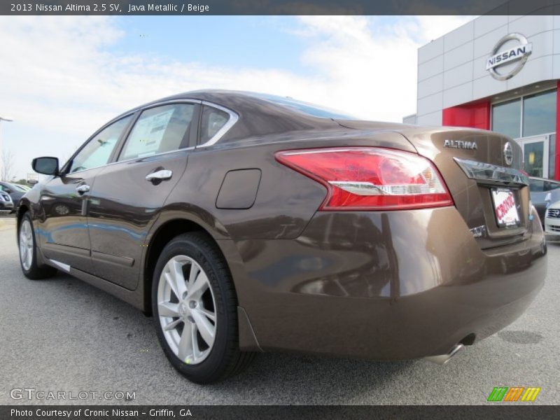 Java Metallic / Beige 2013 Nissan Altima 2.5 SV