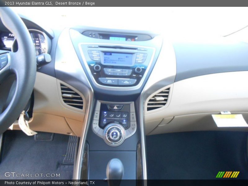 Desert Bronze / Beige 2013 Hyundai Elantra GLS