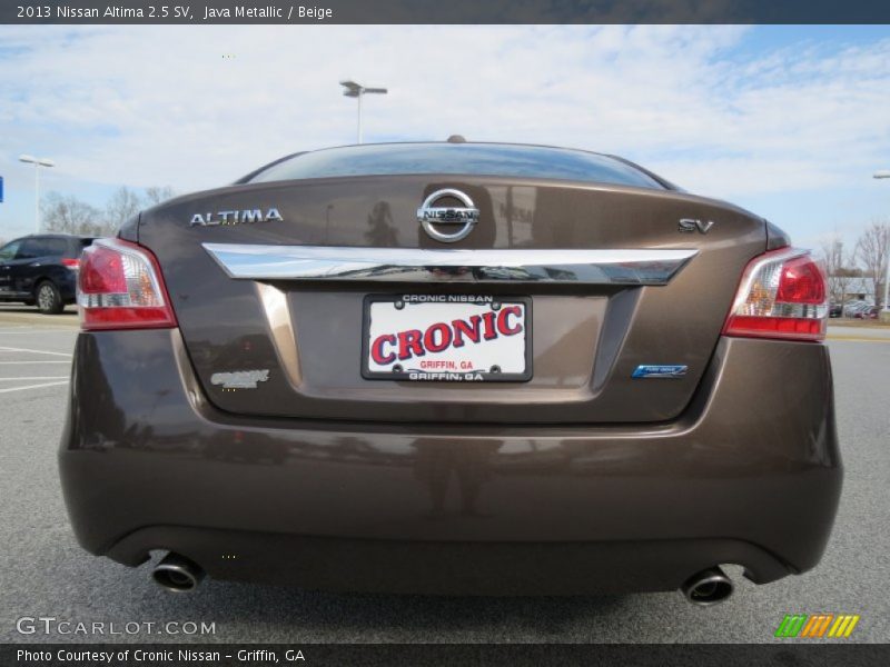 Java Metallic / Beige 2013 Nissan Altima 2.5 SV