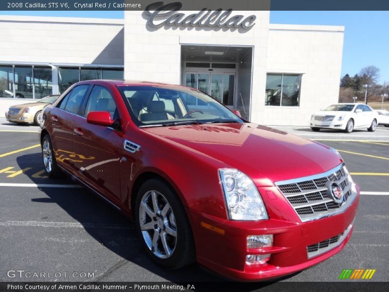 Crystal Red / Cashmere 2008 Cadillac STS V6