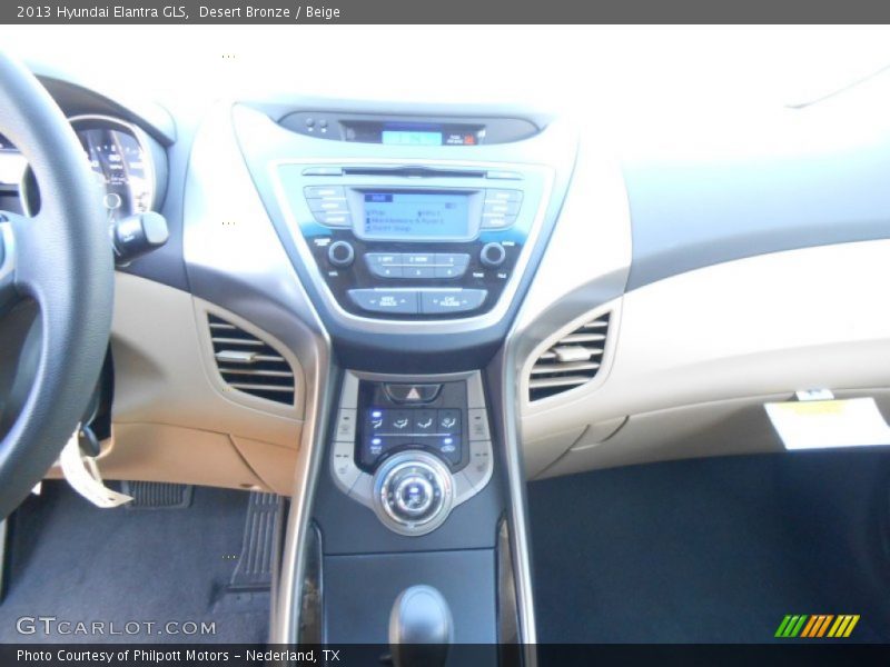 Desert Bronze / Beige 2013 Hyundai Elantra GLS