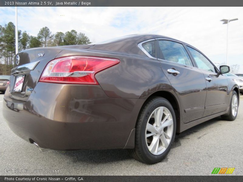 Java Metallic / Beige 2013 Nissan Altima 2.5 SV