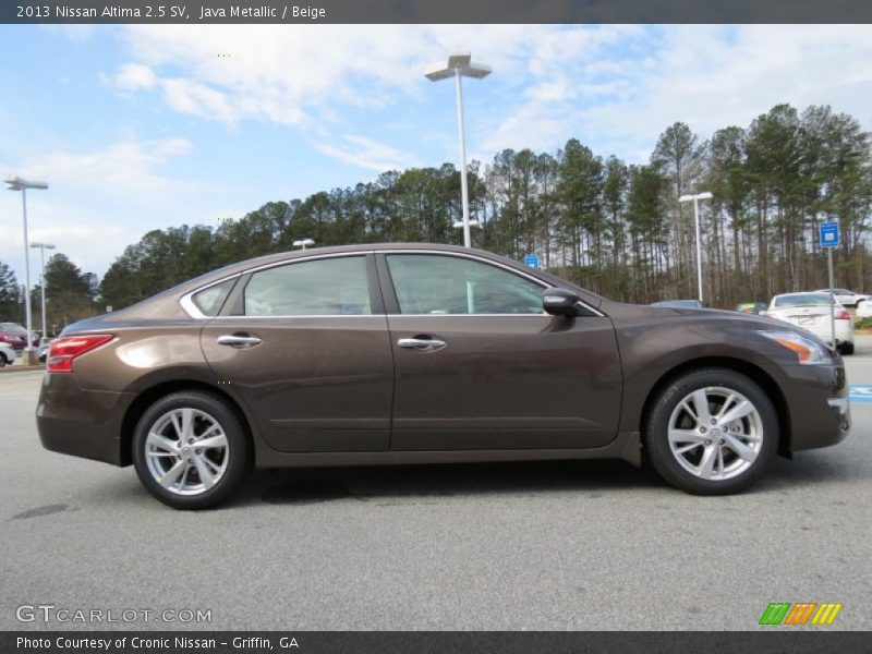 Java Metallic / Beige 2013 Nissan Altima 2.5 SV