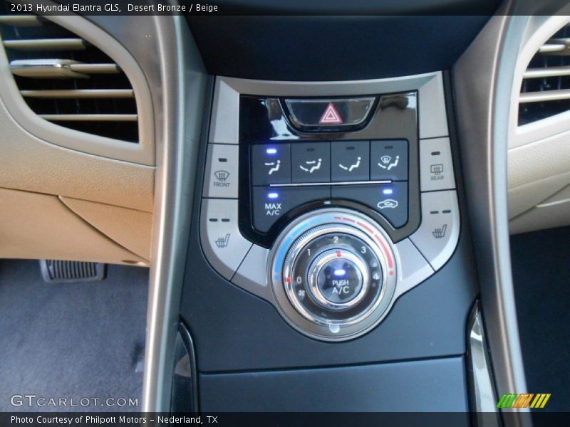 Desert Bronze / Beige 2013 Hyundai Elantra GLS
