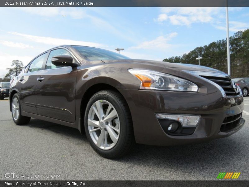 Java Metallic / Beige 2013 Nissan Altima 2.5 SV