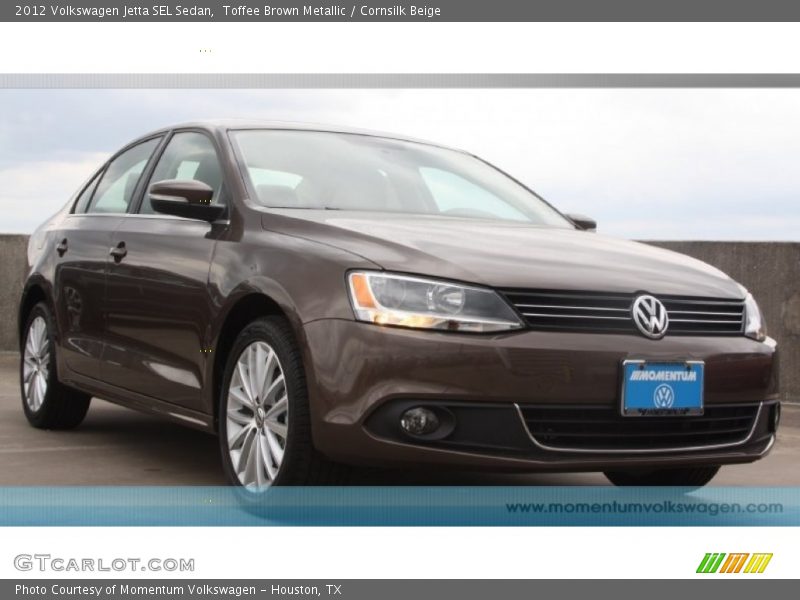 Toffee Brown Metallic / Cornsilk Beige 2012 Volkswagen Jetta SEL Sedan