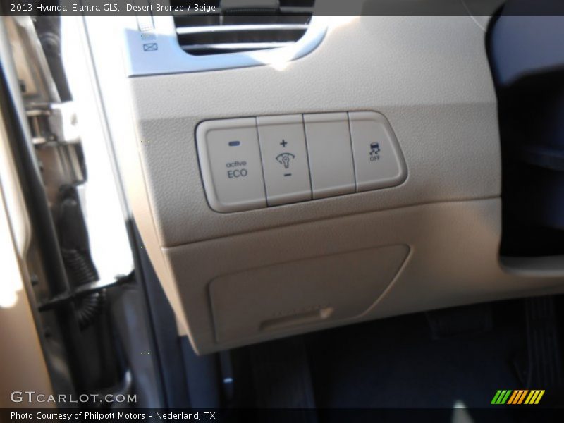 Desert Bronze / Beige 2013 Hyundai Elantra GLS