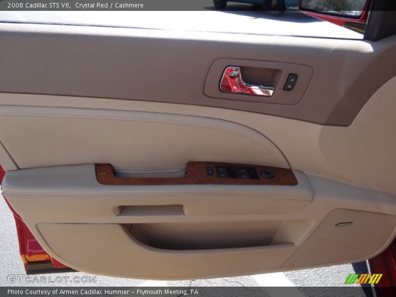 Crystal Red / Cashmere 2008 Cadillac STS V6