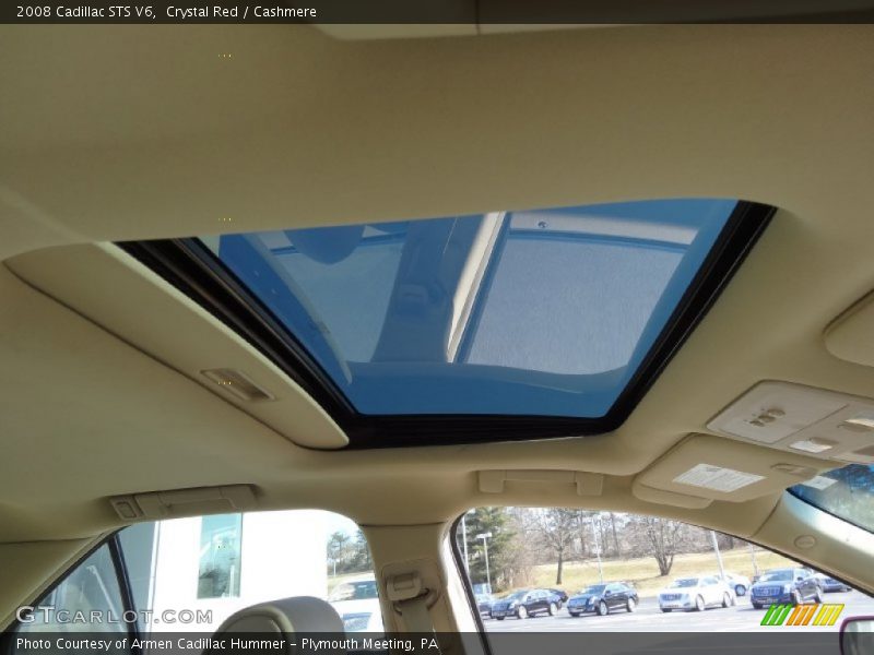 Sunroof of 2008 STS V6