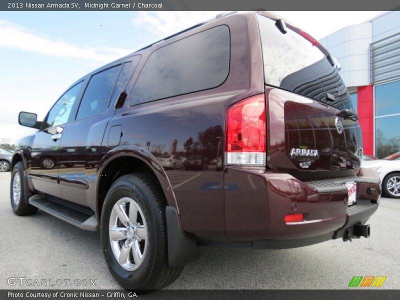 Midnight Garnet / Charcoal 2013 Nissan Armada SV