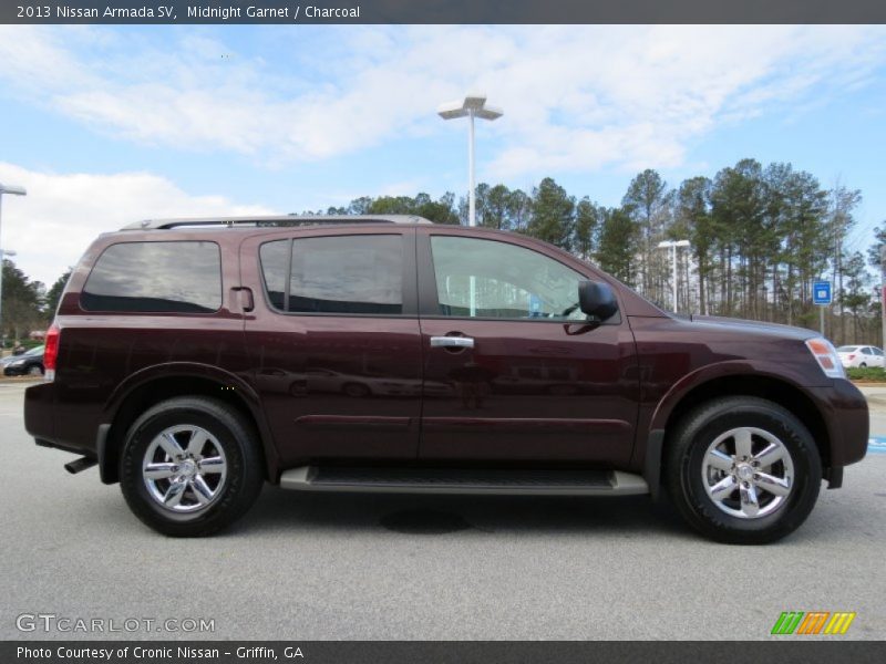 Midnight Garnet / Charcoal 2013 Nissan Armada SV
