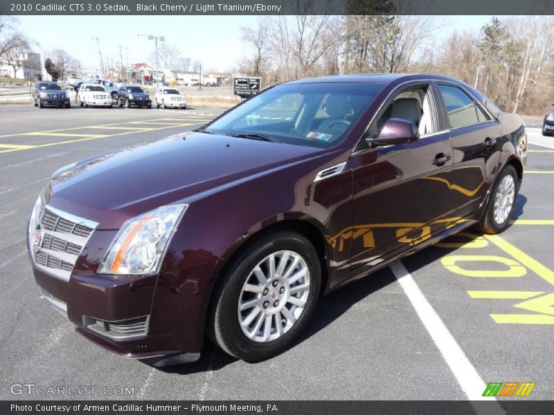 Black Cherry / Light Titanium/Ebony 2010 Cadillac CTS 3.0 Sedan