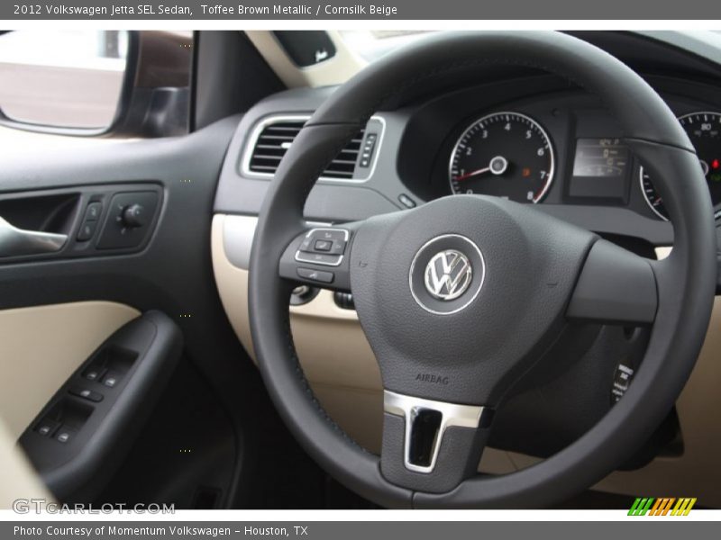 Toffee Brown Metallic / Cornsilk Beige 2012 Volkswagen Jetta SEL Sedan