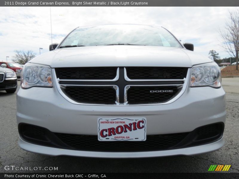 Bright Silver Metallic / Black/Light Graystone 2011 Dodge Grand Caravan Express