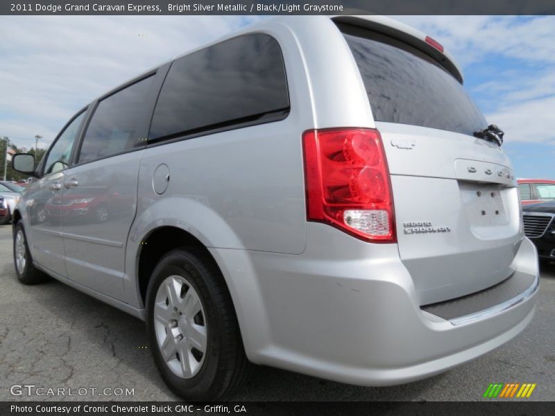 Bright Silver Metallic / Black/Light Graystone 2011 Dodge Grand Caravan Express