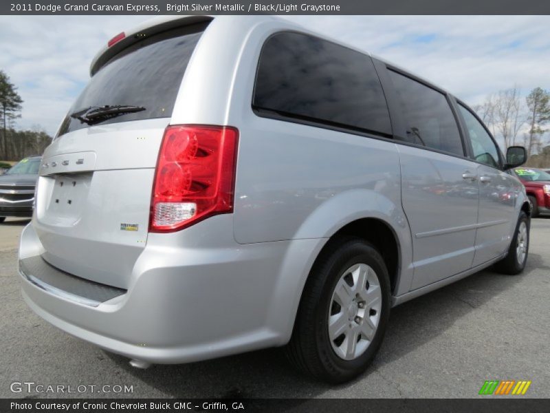 Bright Silver Metallic / Black/Light Graystone 2011 Dodge Grand Caravan Express