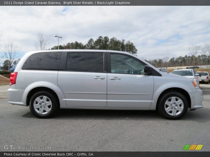 Bright Silver Metallic / Black/Light Graystone 2011 Dodge Grand Caravan Express