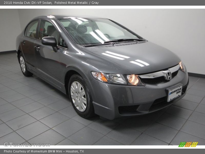 Polished Metal Metallic / Gray 2010 Honda Civic DX-VP Sedan